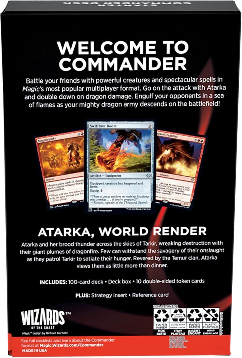 Magic the Gathering Starter Commander Deck – Draconic Destruction (Red-Green) | Ready-to-Play Deck for Beginners and Fans | Ages 13+ | Collectible Card Games - Image 5